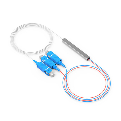 2 câble optique du diviseur G657A1 de PLC de Sc UPC du diviseur 1*2 de fibre de manière pour le coffret d'extrémité